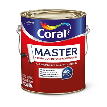 Tinta Coral Master Base Mf 3,2L 5902228 Coral