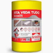 Fita Aluminio Veda Tudo 20Cmx10M Brasilit