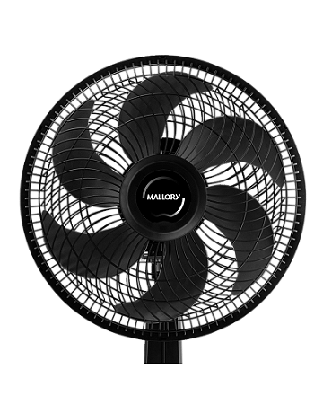 Ventilador Mesa Turbo Compact 6P 30Cm Pr/Gr 127V Mallory