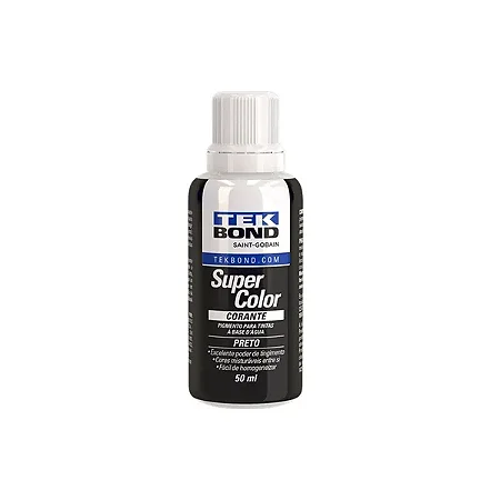 CORANTE LIQUIDO PRETO 50ML 1700003626 TEKBOND
