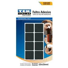 FELTRO PRETO QUAD. 22MM C/16 TKBOND