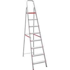 Escada de Alumínio C/8 Degraus