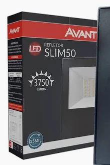 Refletor LED Slim 50W 6500K Biv 259501372 Avant