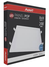 PAINEL LED EMB 24W 6500K 29CM BIV 858131374 AVANT