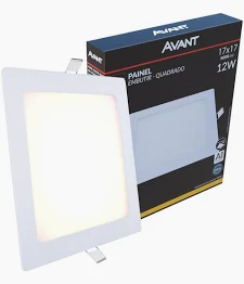 PAINEL LED EMB 12W 3000K 17CM BIV 857460579 AVANT