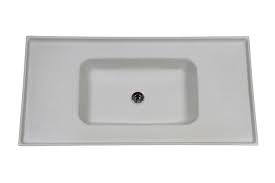 Pia Fibra Sintetica 100X50 Branco Duralevi