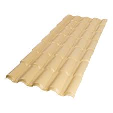 TELHA COLONIAL PVC 230X88 5 ONDAS MARFIM MAXPLAST