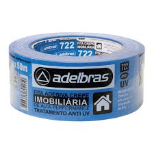 Fita Crepe Imobliaria Azul 24mmx50m 722
