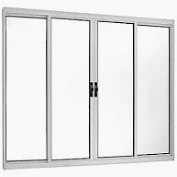 JANELA 4F 100X150 NR BRANCA ESQUADRIFACIL