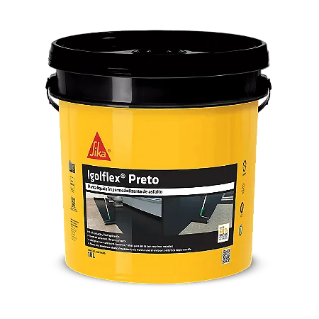 Impermeabilizante Asfáltico Igolflex Preto 18kg Sika 428201