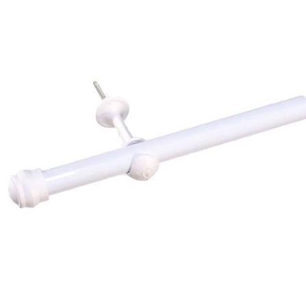 Varao Cortina 2M Branco KIT372 Alurem