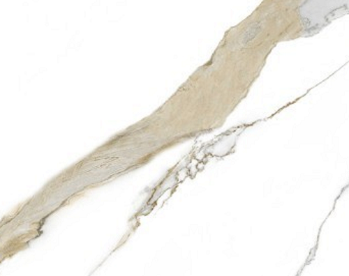 Porcelanato 80X80 A Retificado Calacata Oro Satin Acetinado LD CX2,6 Biancogres