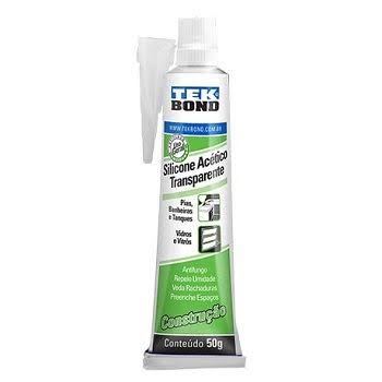 Silicone Acetico Incolor 50G 69957326460 Tekbond