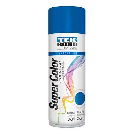 Tinta Spray 250G/350ML Ug Azul 69957327123 Tekbond