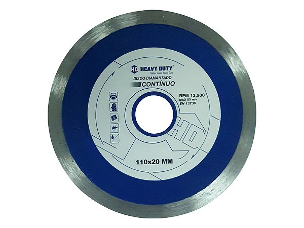 Disco Diamantado Continuo 110x20mm 122838 Heavy Duty