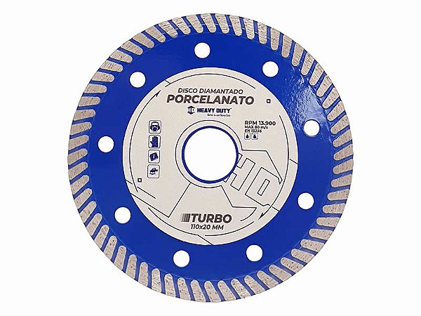 Disco Diamantado Porcelanat Turbo 110x20mm 123121 Heavy Duty