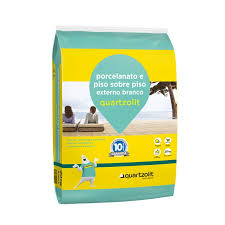 Argamassa Piso E Porcelanato Ext Branco SC 20KG Quartzolit