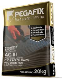 ARGAMASSA AC3 SC 20KG PEGAFIX