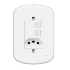 INTERRUP DUPLO E TOMADA 2P+T 10A SB 1363 FAME