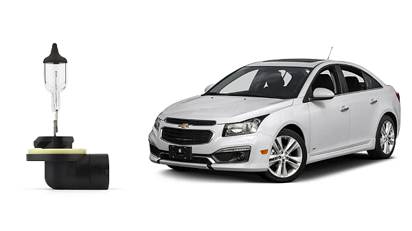 Lâmpada H27 ORIGINAL p/ Farol GM Chevrolet Cruze 2015 - Neblina, Milha, Auxiliar