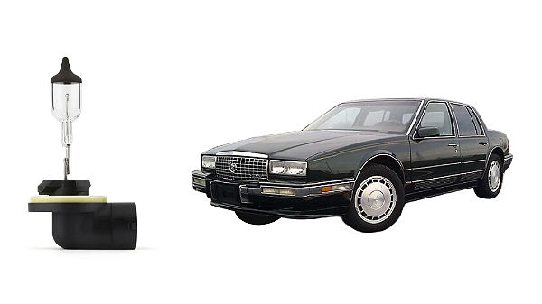 Lâmpada H27 ORIGINAL p/ Farol Cadillac SEVILLE 1991 1996 - Neblina, Milha, Auxiliar