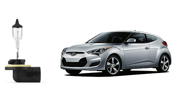 Lâmpada H27 ORIGINAL p/ Farol Hyundai Veloster 2012 2013 - Neblina, Milha, Auxiliar