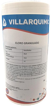 CLORO GRANULADO - VILLARQUIMIC 01KG