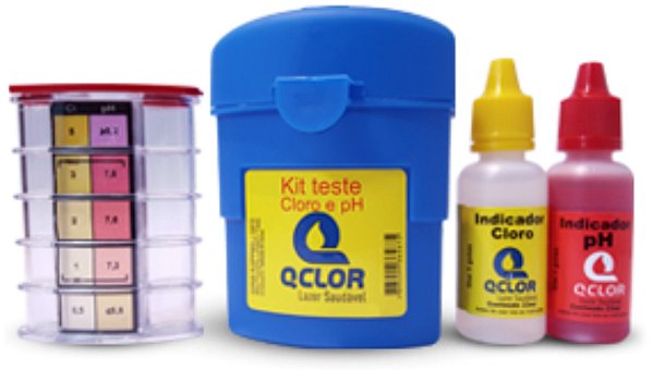 KIT TESTE DE PH/CLORO - QCLOR