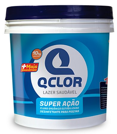 CLORO GRANULADO SUPER AÇÃO AZUL - QCLOR