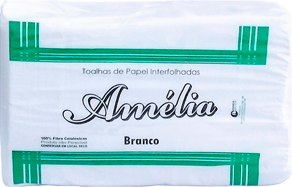 PAPEL TOALHA AMÉLIA 1000  FOLHAS BRANCO