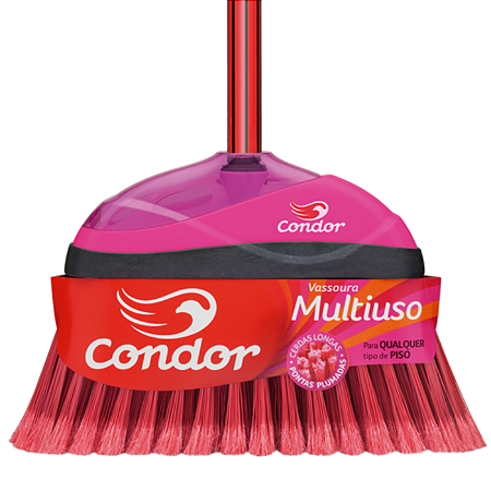 VASSOURA DE NYLON CONDOR V-35 VARRE FÁCIL