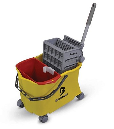 BALDE DOBLO 20 FLEX AMARELO BRALIMPIA