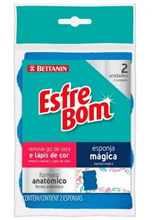 ESPONJA MAGICA ESFREBOM C/2