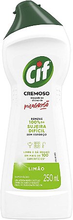 SAPONACEO CIF LIMÃO 250ML