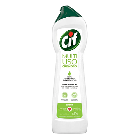 SAPONACEO CIF LIMÃO 450ML