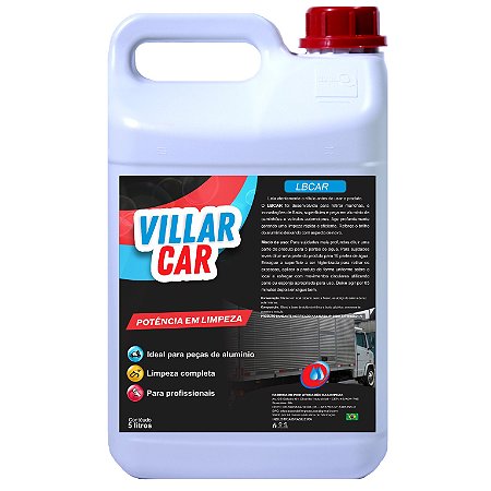 LBCAR VILLARCAR 05 LITROS - LIMPA BAÚ