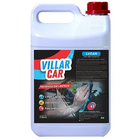 LVCAR VILLARCAR 05LT - LIMPA VIDRO