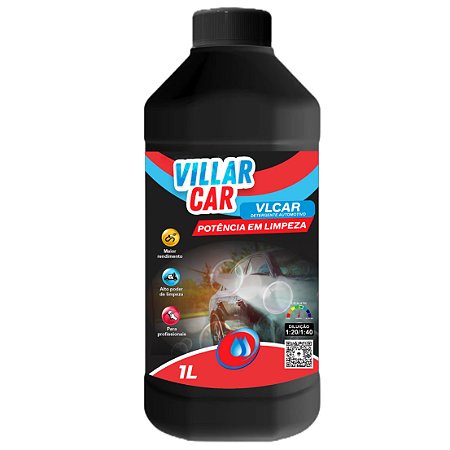 VLCAR VILLARCAR 01 LITRO - DETERGENTE AUTOMOTIVO
