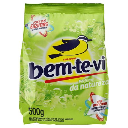 SABÃO EM PÓ BEM-TE-VI NATUREZA 500G