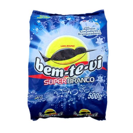 SABÃO EM PÓ BEM-TE-VI SUPER BRANCO 500G