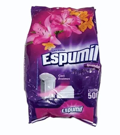 SABÃO EM PÓ ESPUMIL LAVANDA 500G