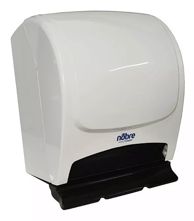 PORTA PAPEL TOALHA BOBINA COM ALAVANCA - BRANCO