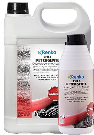DETERGENTE DESENGORDURANTE ALCALINO CHEF RENKO 01 E 5LT