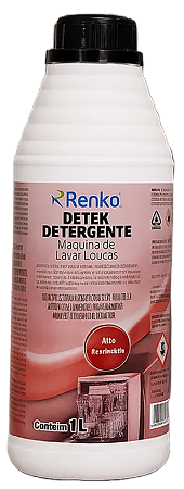 DETERGENTE PARA MÁQUINAS LAVA LOUÇAS DERTEX RENKO 01LT