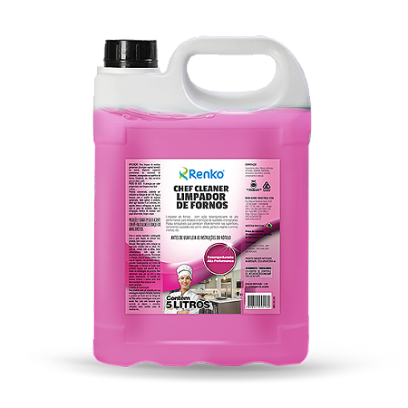 LIMPADOR DE FORNOS GRILL CHEF CLEANER RENKO 05LT