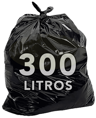 SACO PARA LIXO MULTMIX PRETO 300LT
