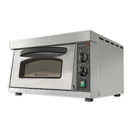 Forno Pizza Elétrico Inox Pedra Refratária WP-35 Wictory