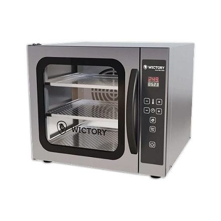 Forno Elétrico Mini Sem Vapor 3 Esteiras Convector Wictory
