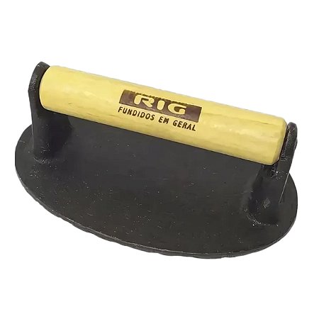Prensador Amassador De Bife Carne de Ferro Fundido