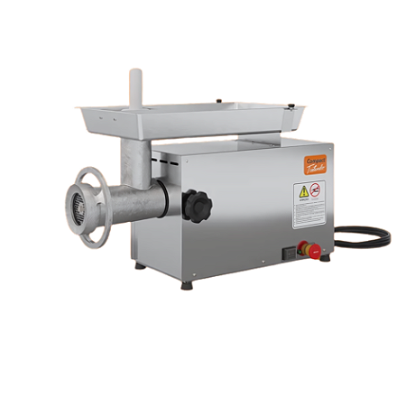 Moedor de Carne Elétrico Aço Inox Boca 22 1,25CV